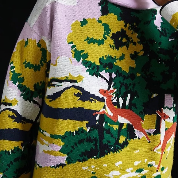 Anthropologie Maeve Fanciful Mock Neck Sweater size XS - Picture 9 of 9